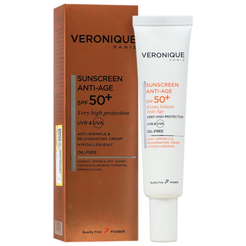 کرم ضد آفتاب ضد چروک SPF50 ورونیک