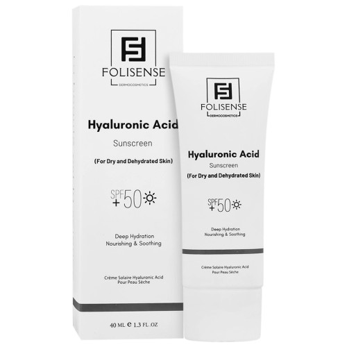 کرم ضد آفتاب هیالورونیک اسید SPF50 فولیسنس
